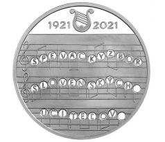 10€ 2021 Vznik Speváckeho zboru slovenských učiteľov PROOF