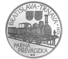 10€ 2023 Spustenie parnej prevádzky na železničnej trati Bratislava-Trnava PROOF