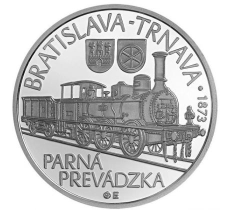 10€ 2023 Spustenie parnej prevádzky na železničnej trati Bratislava-Trnava PROOF