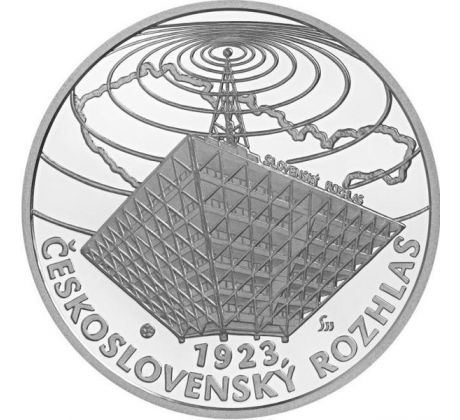 10€ 2023 Začiatok pravidelného vysielania československého rozhlasu PROOF