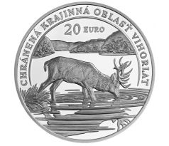 20€ 2023 Chránená krajinná oblasť Vihorlat PROOF