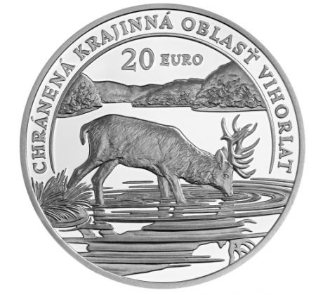 20€ 2023 Chránená krajinná oblasť Vihorlat PROOF