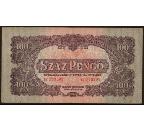100 pengo 1944 Maďarsko