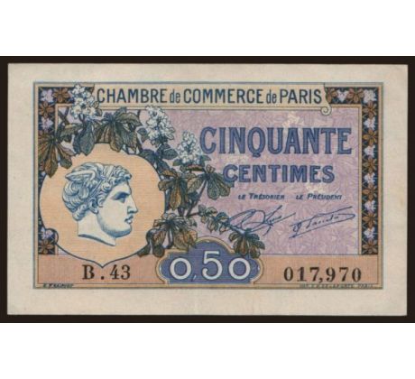 50 centime 1920  Paríž komúna /02/