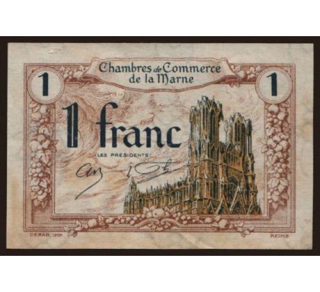 1 frank 1922 Marne