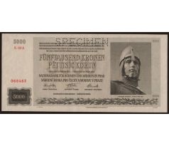 5 000 koruna 1944 S03A specimen