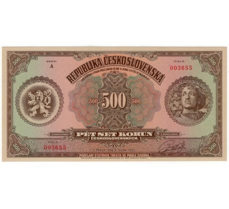 500 kč 1923/2023/