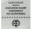 Medaila začiatok razby eurovej meny na Slovensku