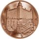 Bratislava medený pamätný medailón