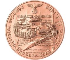 Vpád nemeckých vojsk - 15. marec 1939 medený pamätný medailón