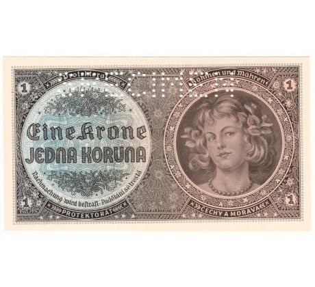 1 koruna 1940 D038 specimen