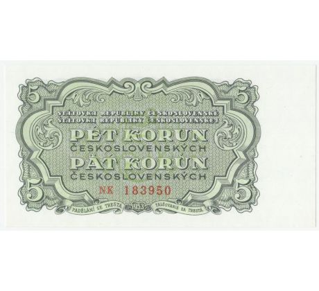 5 kčs 1953 NK neperforovaná /02/