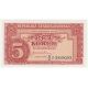 5 kčs 1945 X/Z perforácia S
