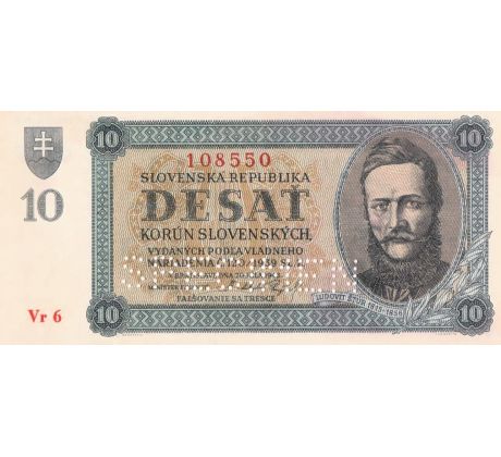 10 ks 1943 Vr 6 specimen