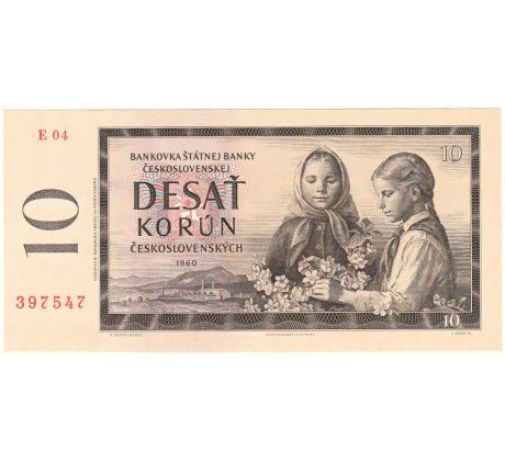 10 kčs 1960 E 04