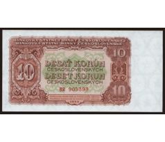 10 kčs 1953 BR neperforovaná