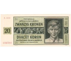 20 koruna 1944 S.24H specimen