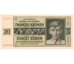 20 koruna 1944 S.14G specimen
