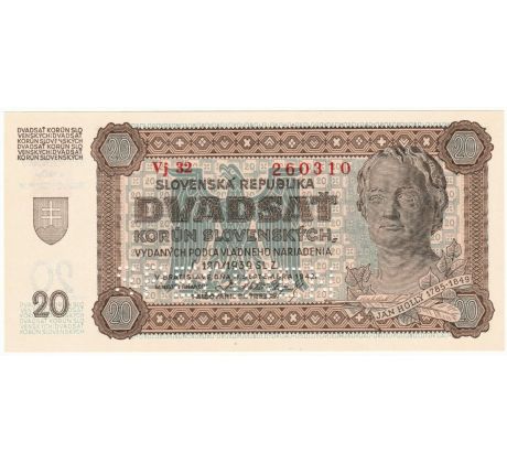 20 ks 1942 Vj 32 specimen