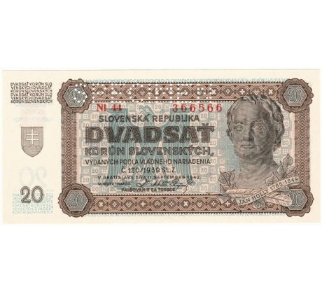 20 ks 1942 Nl 44 specimen