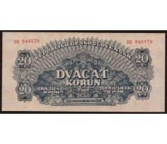 20 koruna 1944 EH specimen