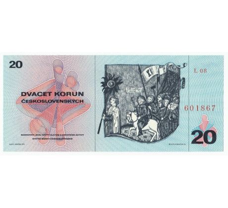 20 kčs 1970 L08