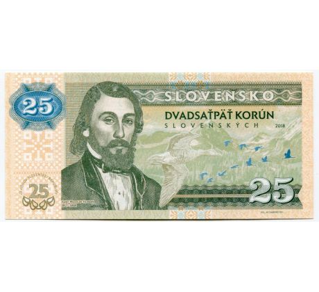 25 korún 2018 J.M.HURBAN