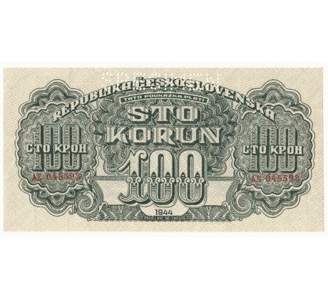 100 koruna 1944 AE specimen