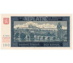 100 koruna 1940 S18A Neplatné