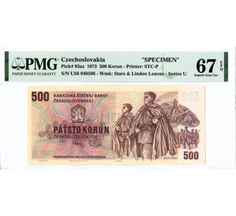 500 kčs 1973 U 56 SPECIMEN