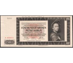 500 koruna 1942 A specimen