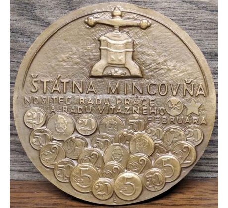 Medaila ku "660 rokov mincovníctva v Kremnici"
