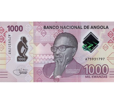 1 000 kwanzas 2020-23 polymerová bankovka