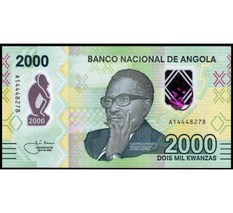 2 000 kwanzas 2020-23 polymerová bankovka