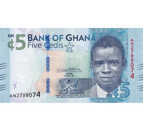 5 cedis 2017 Ghana