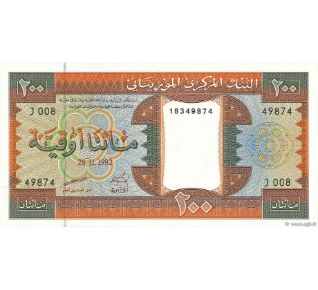 200 ouguiya 1974-2002 Mauritania