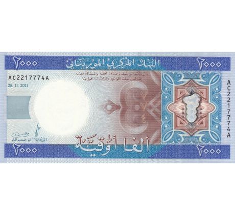 2 000 ouguiya 2011 Mauritania