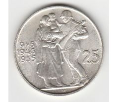25 Kčs 1955 Oslobodenie ČSR
