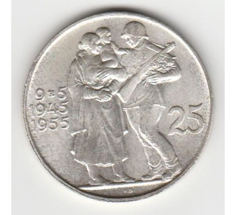 25 Kčs 1955 Oslobodenie ČSR