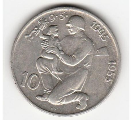 10 Kčs 1955 Oslobodenie ČSR