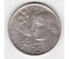 25 Kčs 1965 Oslobodenie ČSR