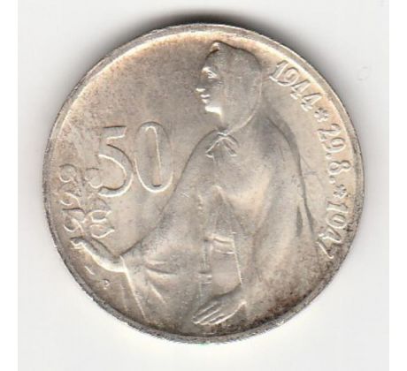 50 Kčs 1947 3. výročie SNP