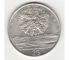 25 Kčs 1970 25. výročie oslobodenia Československa