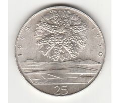 25 Kčs 1970 25. výročie oslobodenia Československa /02/