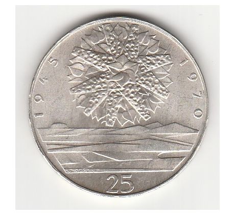 25 Kčs 1970 25. výročie oslobodenia Československa /02/