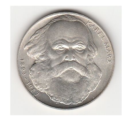 100 kčs 1983 Karl Marx