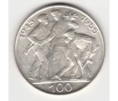 100 Kčs 1955 Oslobodenie Československa oblé J