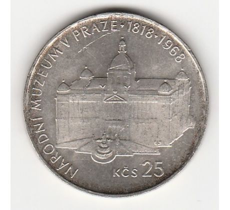 25 Kčs 1968 Národné múzeum