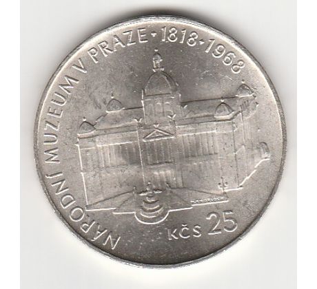 25 Kčs 1968 Národné múzeum /02/