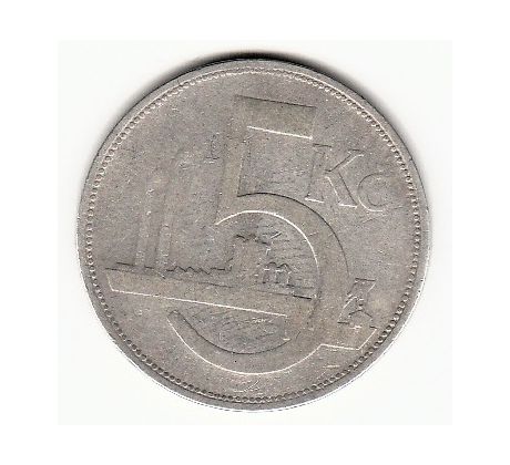 5 kč 1929 Továreň /02/